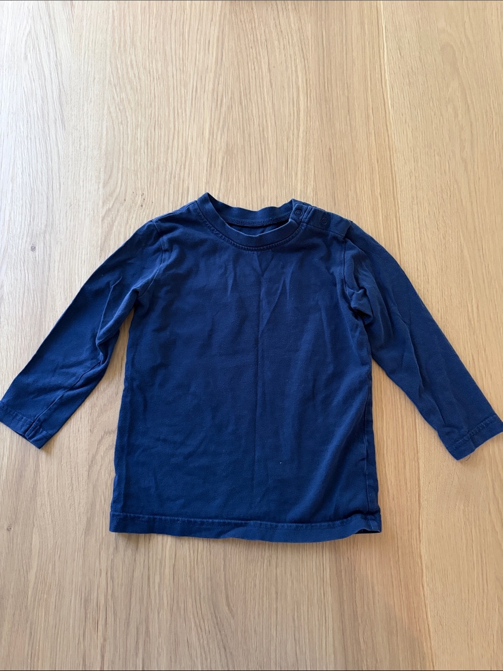 Primary Navy Long-Sleeve Crew Tee